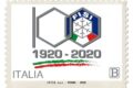 POSTE ITALIANE 52^  emissione  del 06 ottobre 2020  di un francobollo celebrativo della Federazione Italiana Sport Invernali (FISI), nel centenario della fondazione