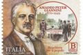 POSTE ITALIANE 84^  EMISSIONE  DEL 25  NOVEMBRE 2020  DI UN FRANCOBOLLO commemorativo di Amadeo Peter Giannini, nel 150° anniversario della nascita