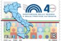 POSTE ITALIANE 1^ EMISSIONE DEL 15 gennaio 2021  di un francobollo celebrativo della Conferenza delle Regioni e delle Province autonome, nel 40° anniversario della fondazione