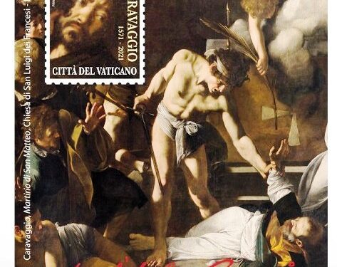 POSTE VATICANE 15^ EMISSIONE DEL 08 settembre 2021, di n.1 francobollo celebrativo il 450° anniversario della nascita di Caravaggio