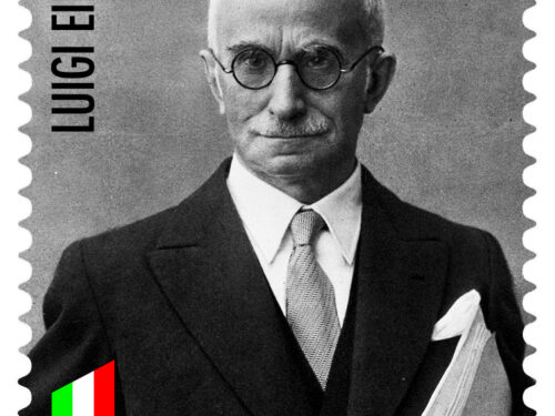 M.I.S.E. 83^ EMISSIONE di un francobollo commemorativo di Luigi Einaudi, nel 60° anniversario della scomparsa