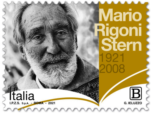 M.I.S.E. 84^ EMISSIONE di un francobollo ordinario appartenente alla serie tematica ” il patrimonio artistico e culturale italiano ” dedicato a Mario Rigoni Stern, nel centenario della nascita