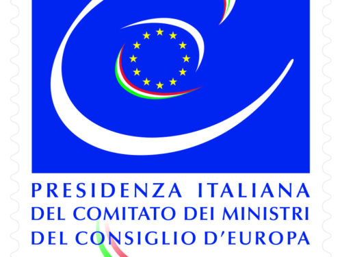 M.I.S.E. 88^ EMISSIONE di un francobollo celebrativo della Presidenza Italiana del Comitato dei Ministri del Consiglio d’Europa
