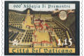 POSTE VATICANE 19^ EMISSIONE DEL 09 novembre 2021, di n.1 francobollo dedicato al "IX CENTENARIO DELL’ABBAZIA DI PRÉMONTRÉ"