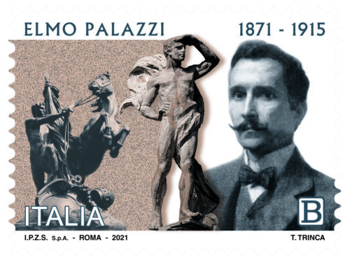 M.I.S.E. 114^ EMISSIONE di un francobollo commemorativo di Elmo Palazzi, nel 150° anniversario della nascita