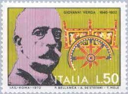 M.I.S.E. 2^ EMISSIONE 2022 di un francobollo commemorativo di Giovanni Verga, nel centenario della scomparsa