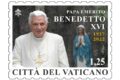 POSTE VATICANE 1^ EMISSIONE del 31 gennaio 2023, emissione di un francobollo dedicato a BENEDETTO XVI Papa Emerito